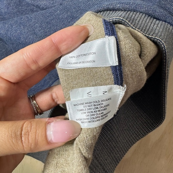 Cutter & Buck Pullover 1/4 Zip Sweater Men’s Large Navy Blue - Picture 7 of 10